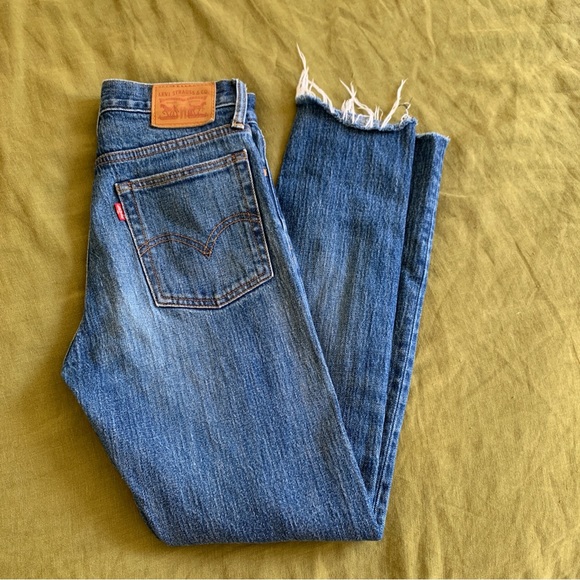 Levis White Oak Cone Denim Size 25 - Picture 5 of 11